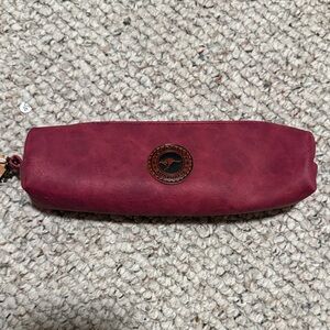 Chic Burgundy Cosmetic Pouch